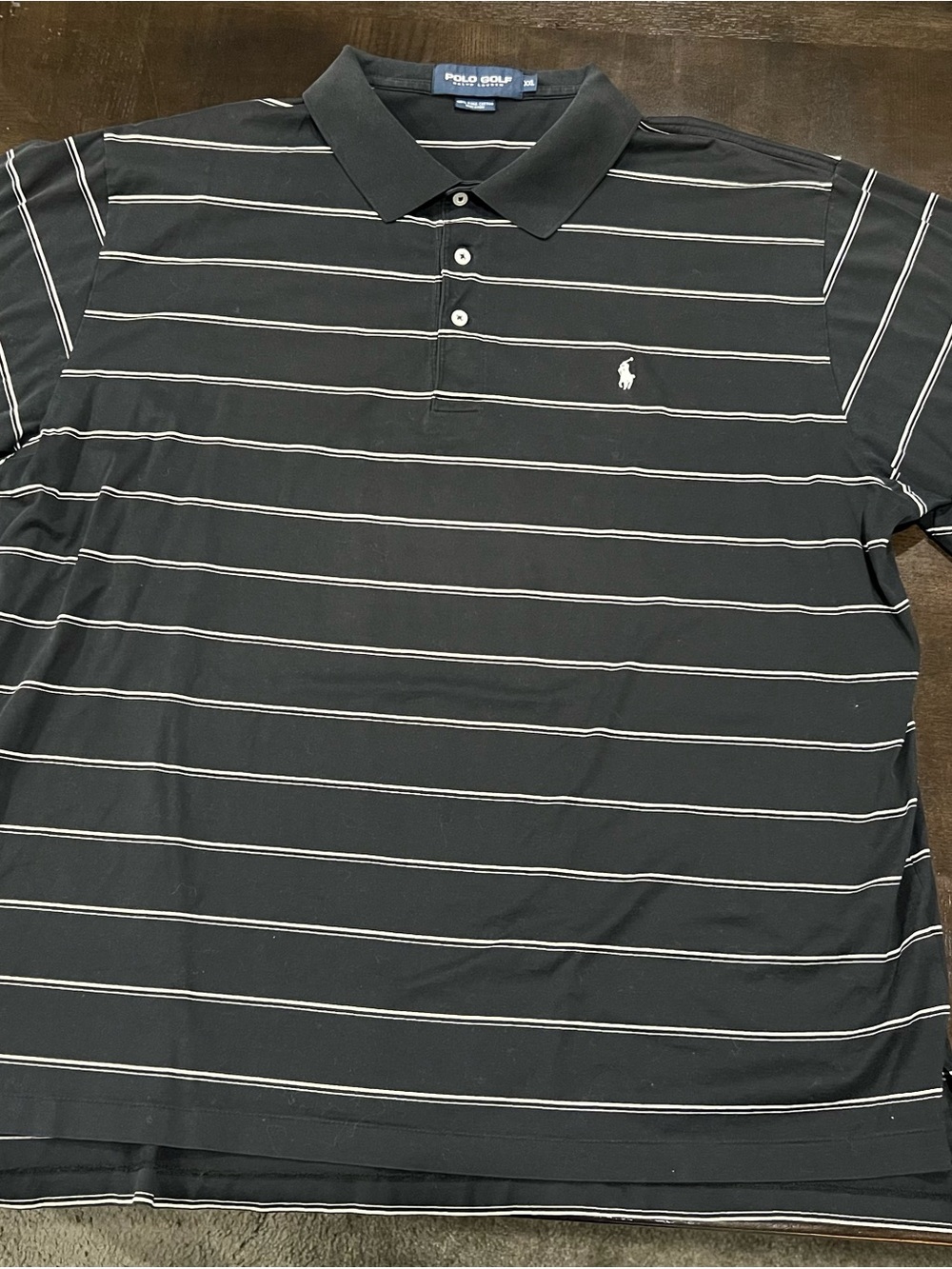 Polo Golf Ralph Lauren Men’s XXL Pima Cotton Classic Fit Striped Golf Polo